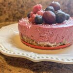 vegan Raspberry Cashew Cheesecake