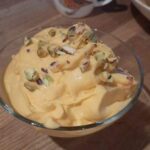 Vegan mango-turmeric ice cream