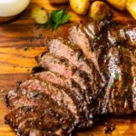 Grilled Flank Steak- My Favorite Balsamic Marinade