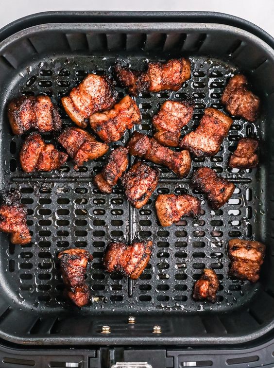 AIR FRYER PORK BELLY BITES RECIPE