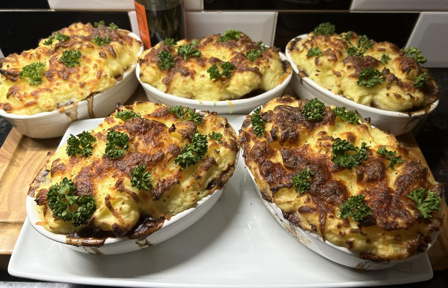 Homemade Cottage Pie With Cheesy Mash