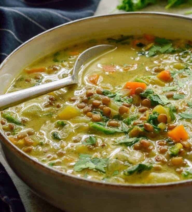 Vegan Curry Lentil Soup