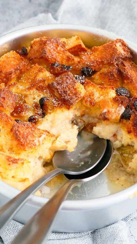 Air Fryer Bread Pudding recipe