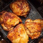 Air Fryer Chicken Thighs – Super Crispy!