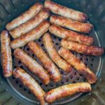 Cooking sausages in an air fryer