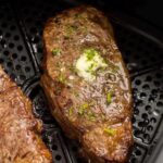 Air Fryer garlic steak recipe