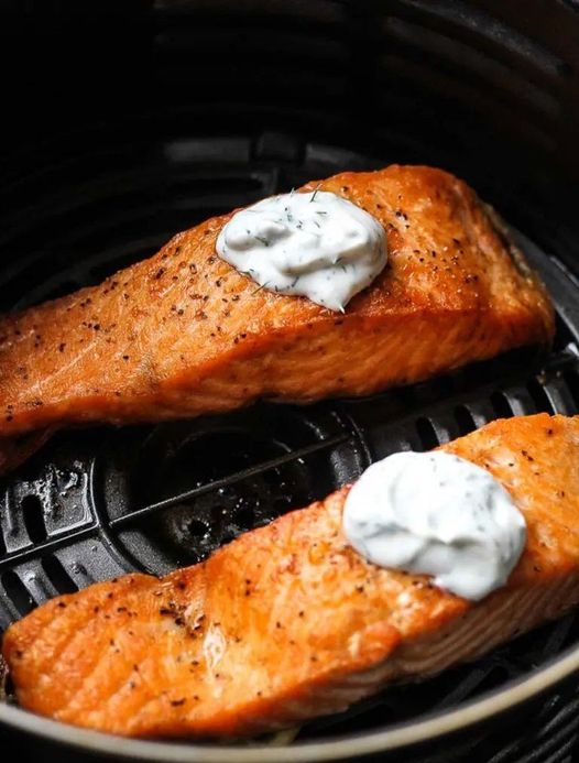 Perfect Air Fryer Salmon fillets