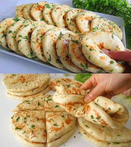 fantastic garlic flatbreads