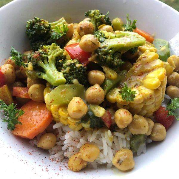 coconut curry stirfry