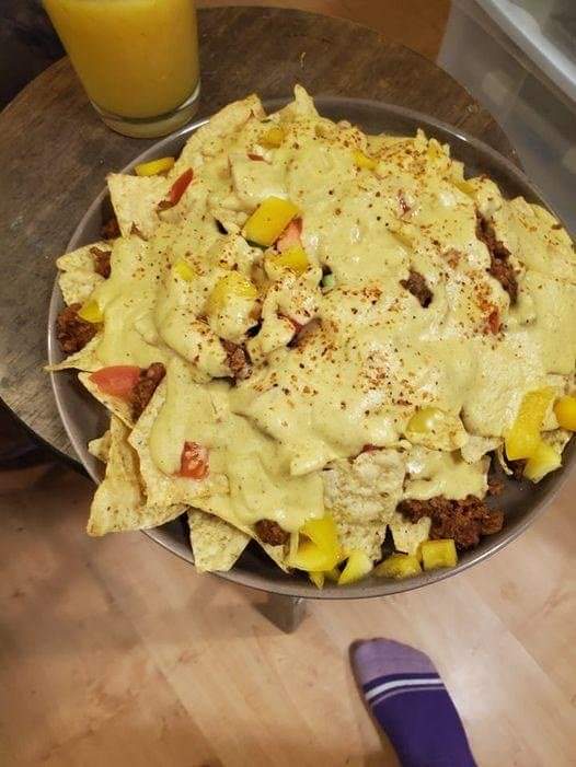 big ole plate of nachos