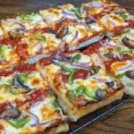 Vegan Detroit Pizza
