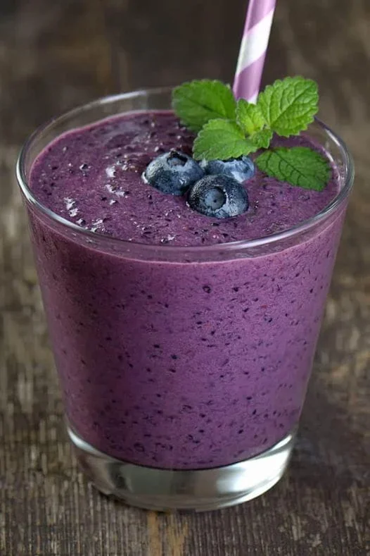 Vegan Blueberry Smoothie