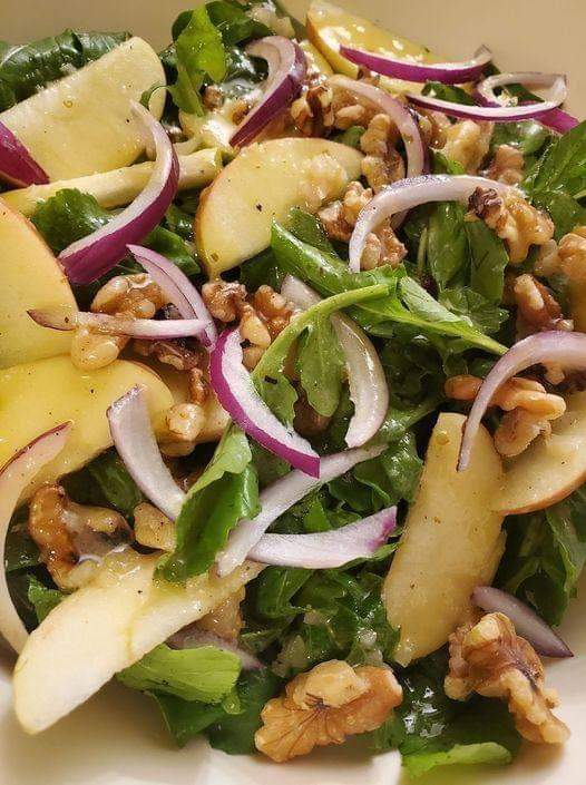 Vegan Apple Walnut salad