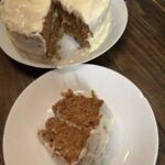 veganized Banana pudding & carrot cake with cream cheese frosting
