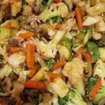 Vegan rainbow of food! Stir fry
