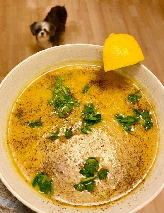 VEGAN CRUSHED LENTIL SOUP