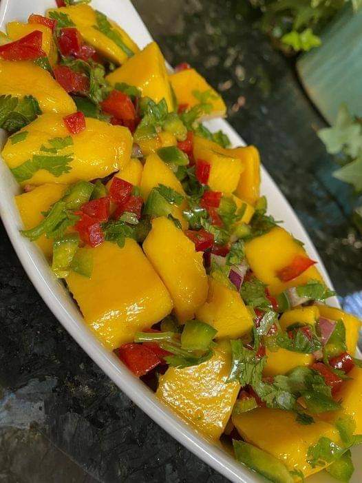 Mango salad sweet ,sour and spicy