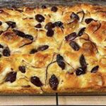 Vegan red onion, Kalamata olive, and rosemary focaccia