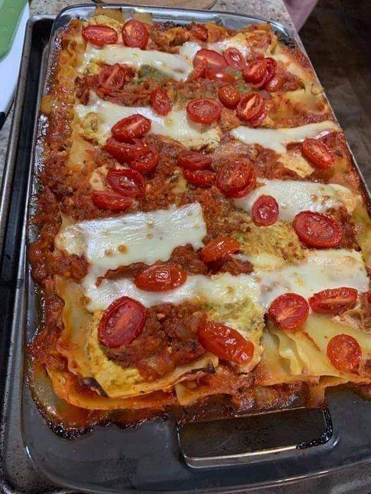 SPINACH & MUSHROOM LASAGNA