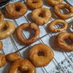 Homemade vegan donuts