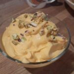 Vegan mango-turmeric ice cream: