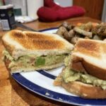 Vegan chickpea sandwich
