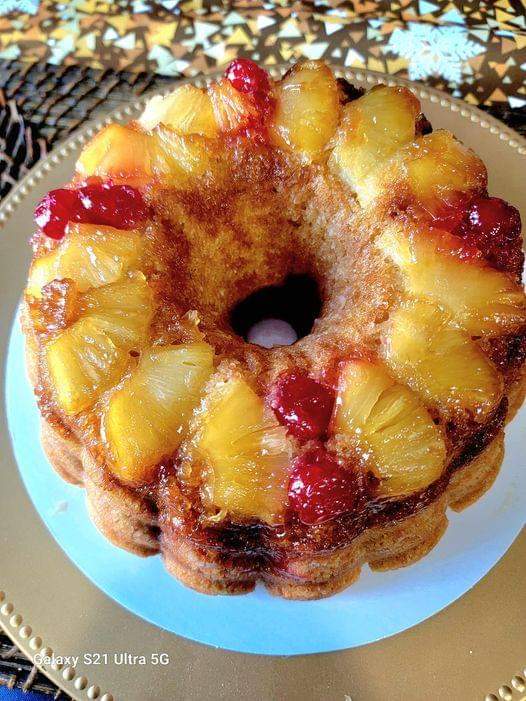 Vegan Pineapple Upside Down Cake