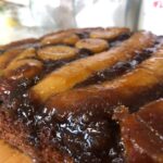 Vegan Banana-Caramel-Espresso Upside Down Cake