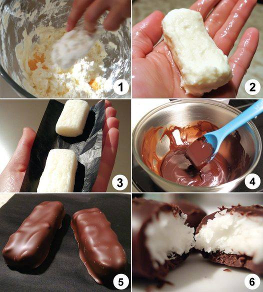 HOMEMADE KETO BOUNTY BARS