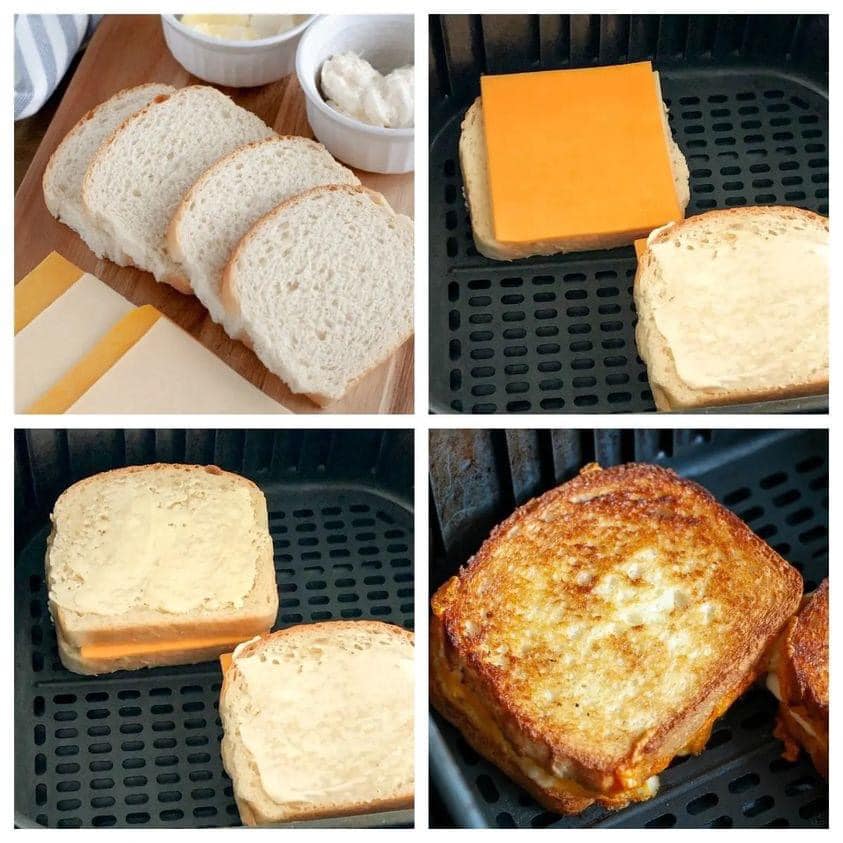 Air Fryer Grilled Cheese Sandwiches: Crispy, Melty, and Perfectly Golden