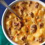 Crockpot Creamy Potato & Hamburger Soup Recipe