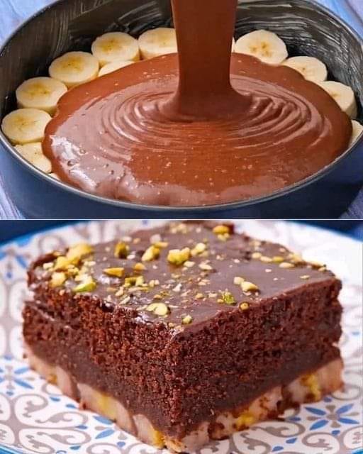 Chocolate and Banana Cake in Air Fryer: