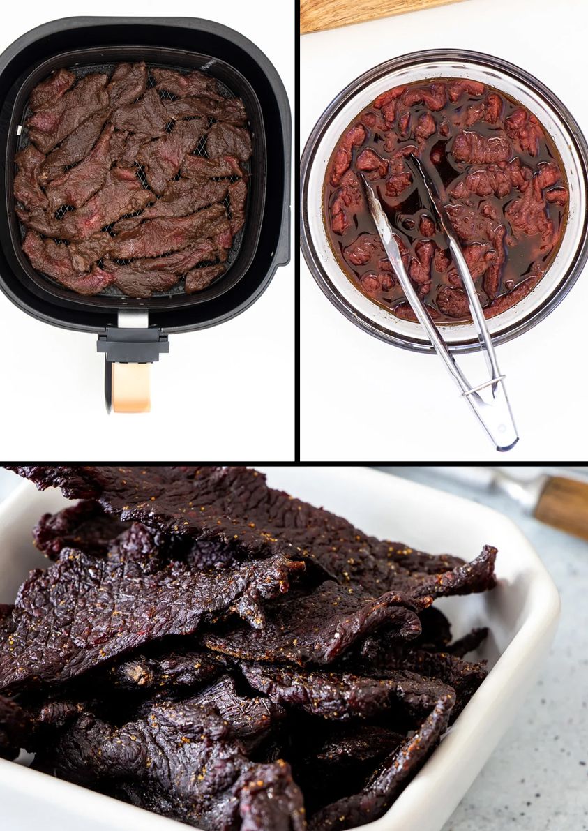 Air Fryer Deer Jerky