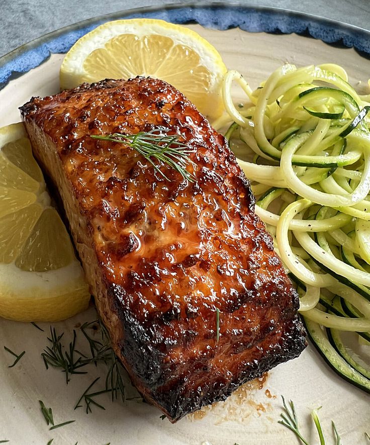 Air Fryer Honey Mustard Salmon Recipe