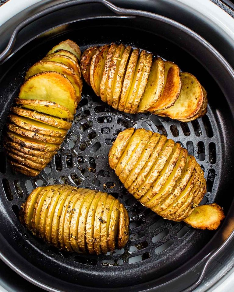 Air Fryer Hasselback Potatoes Recipe