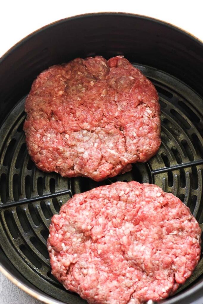 Air Fryer Hamburger