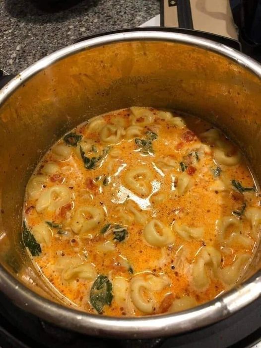 Creamy Tortellini Soup