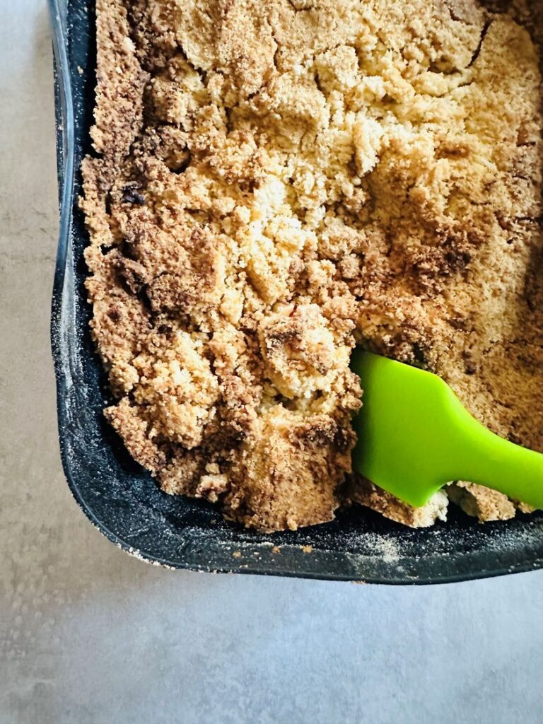 Air Fryer Apple Crumble: