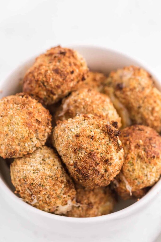 Air Fryer Mozzarella Balls: