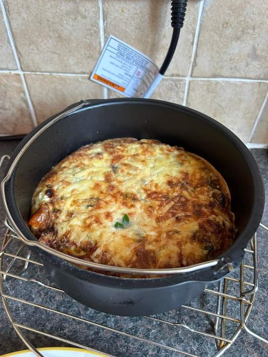 Air Fryer Crustless Quiche Recipe