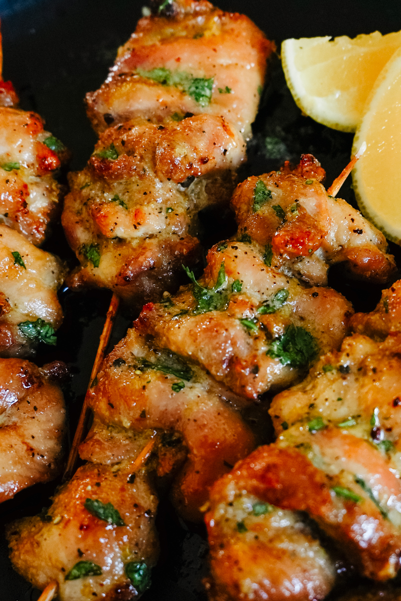 Air Fryer Mystery Sauce Chicken Kebabs