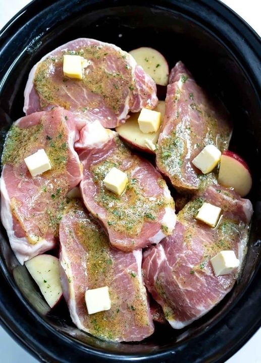 Crockpot Ranch Pork Chops and Potatoes Recipe