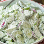 Cucumber Salad with Dill and Red Onion