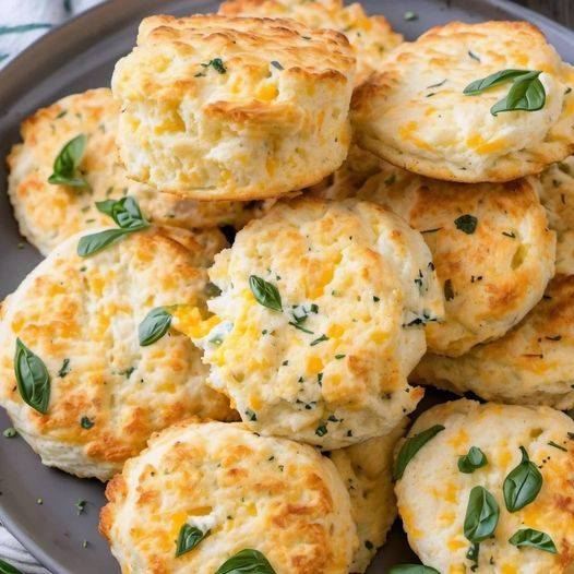 Keto Cheddar Biscuits