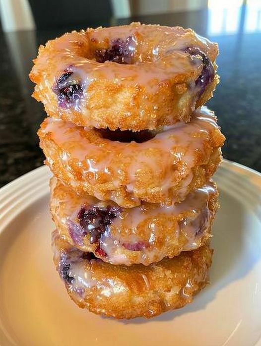 Keto Blueberry Donuts