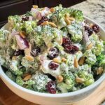 Skinny Creamy Broccoli Salad