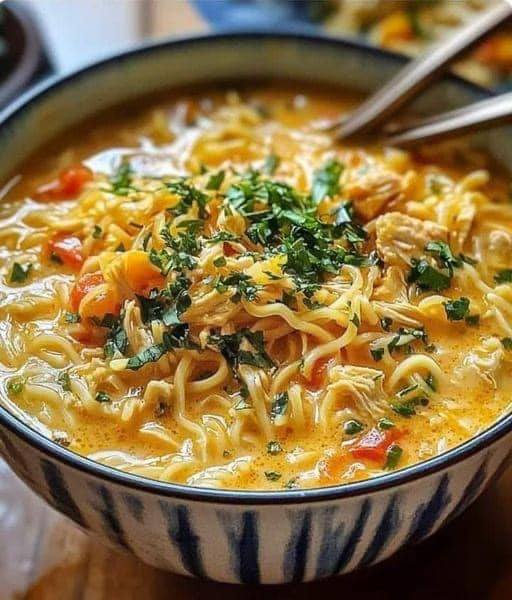 Crack Chicken Noodle Soup: