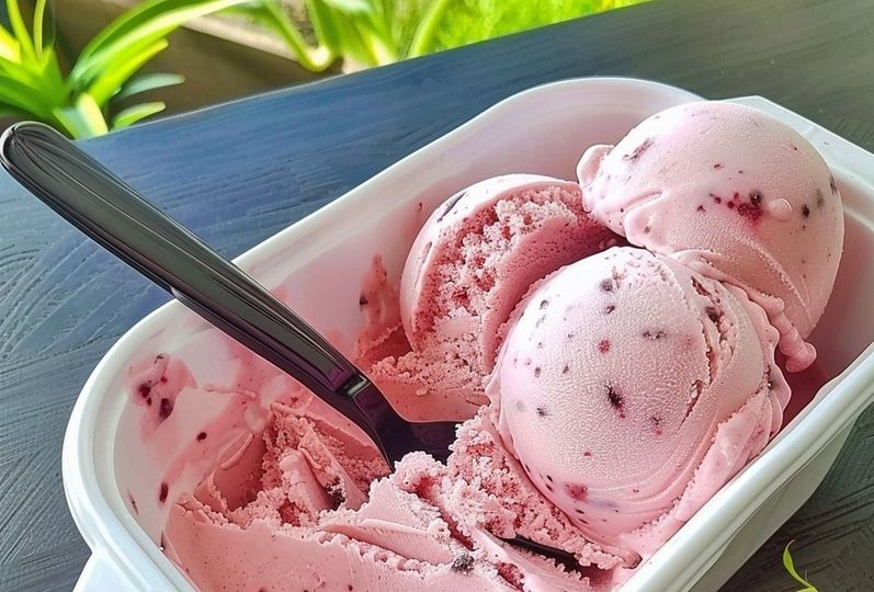 Vegan Berry Ice Cream Recipe