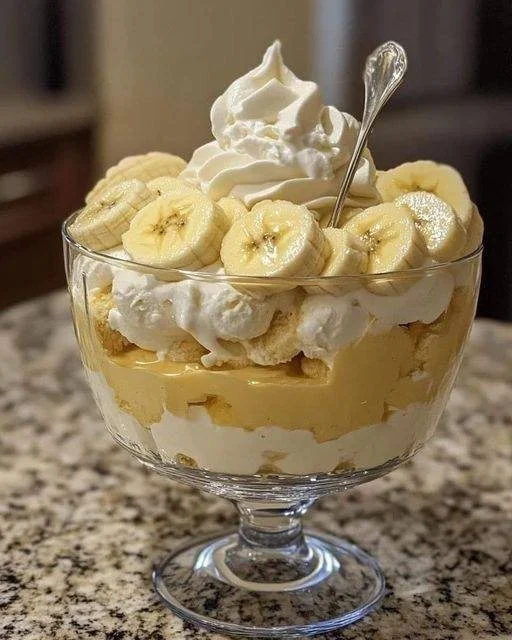 Banana Vanilla Pudding Trifle