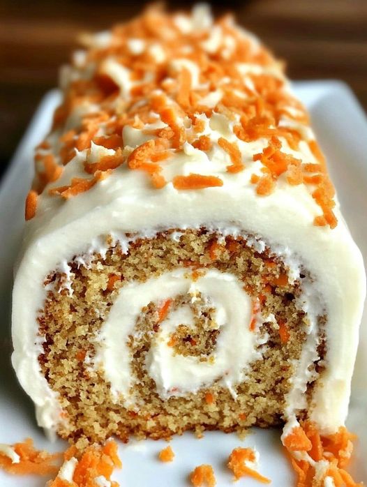 Keto Carrot Cake Roll